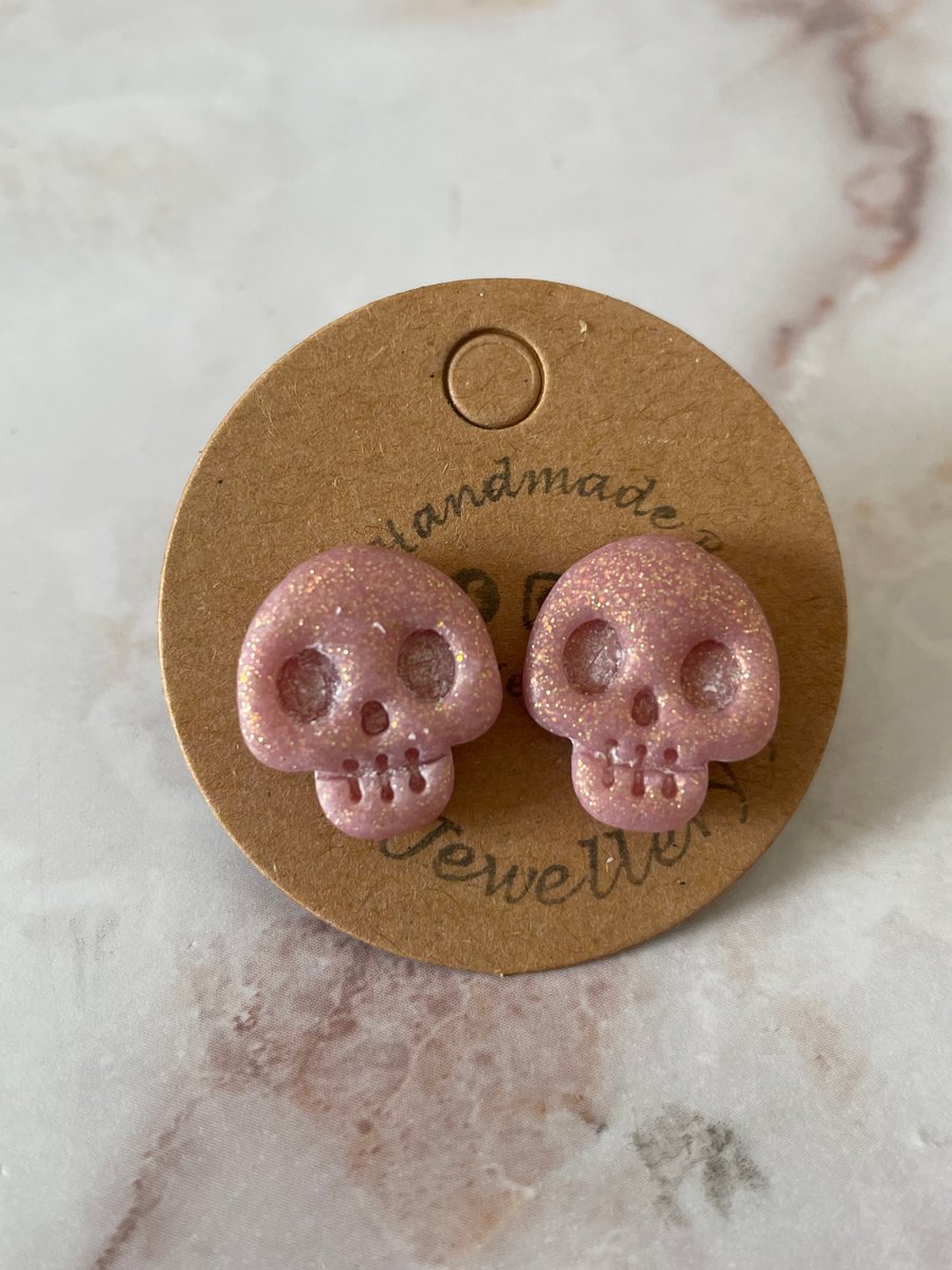 Skull on sale earrings studs