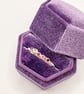 Mixed Garnet Gemstone Silver Ring Handmade  - Image 1