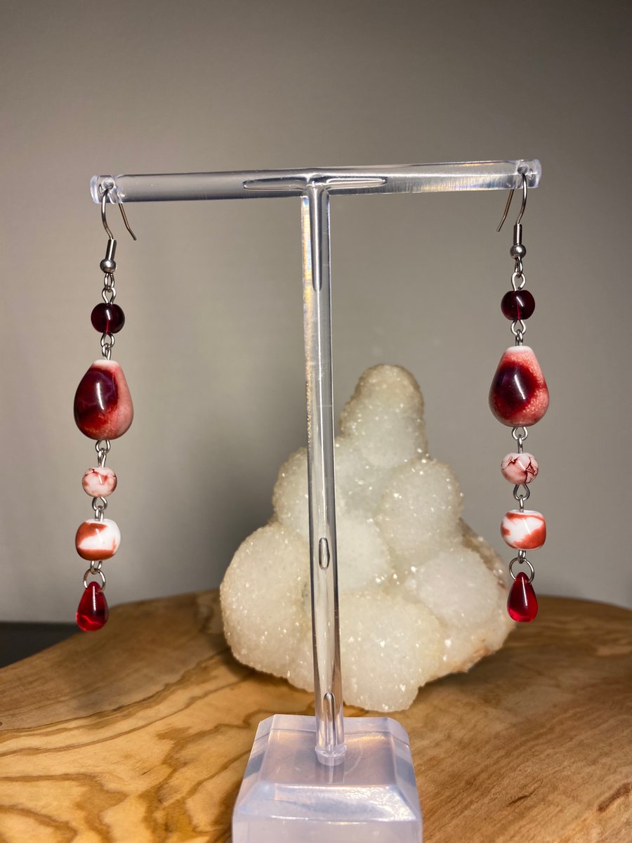 Emrys - Blood Drop Earrings 