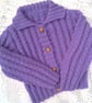 Girl's Lacy Rib Cardigan with a Collar, Toddlers Cardigan, Children's Gift  - Image 8