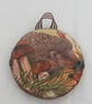 Decoupaged Hedgehog Wall Hanging - Image 2