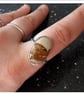 Picture Jasper Ring size U ,  sterling silver Gemstone Ring Hallmarked - Image 2