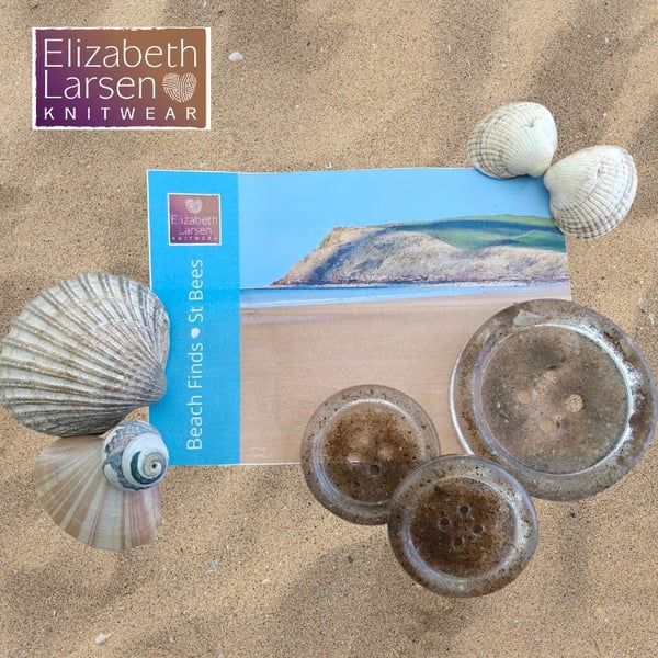 Handmade Sand Button. Handcrafted unique decorative buttons. 