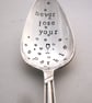 Upcycled Spoon for Wine Bottle, Never Lose Your Sparkle
