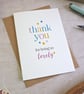 Thank You for Being So Lovely Thank you card - Image 2