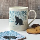 Stargazey Bear Bone China Mug