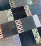 Up cycled, denim quilted throw.  - Image 2