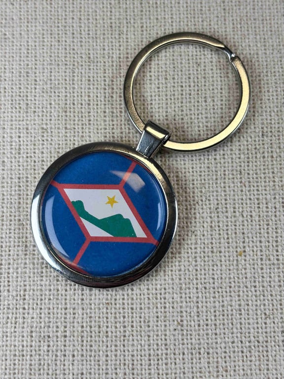 St Eustatius Flag Keyring
