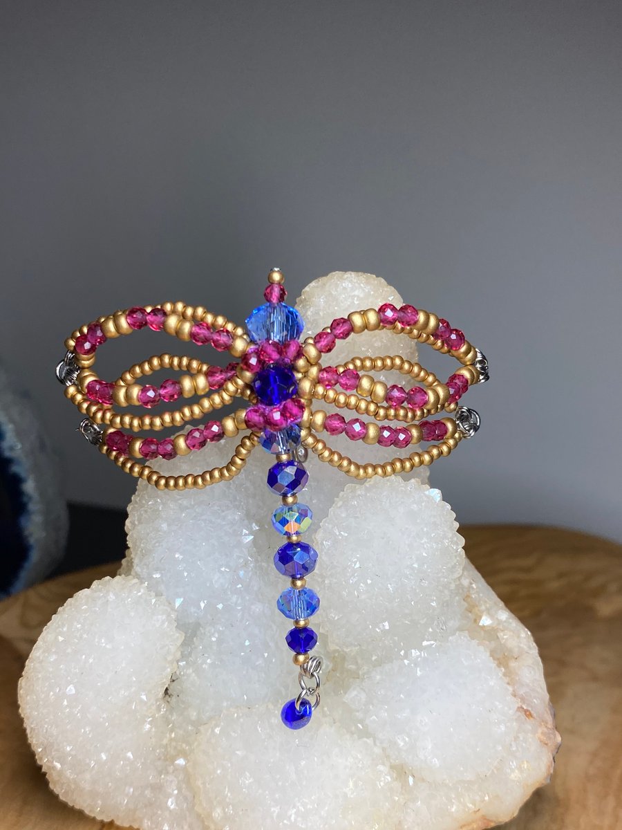 Coraline inspired Dragonfly Brooch 