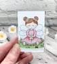 Fridge Magnet - Spring Fairy - Acrylic Fridge Magnet  - Image 1