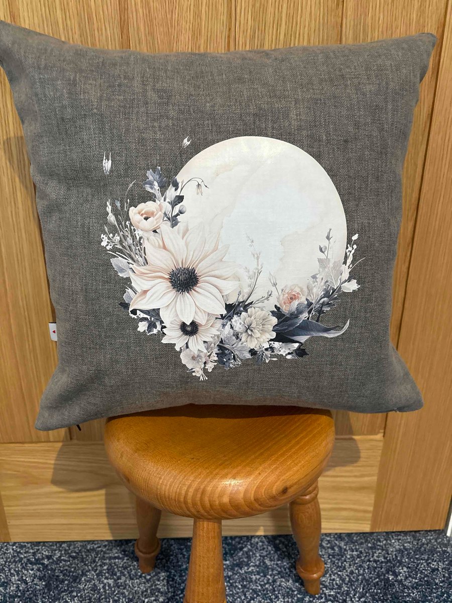 Hand made printed cushion cover