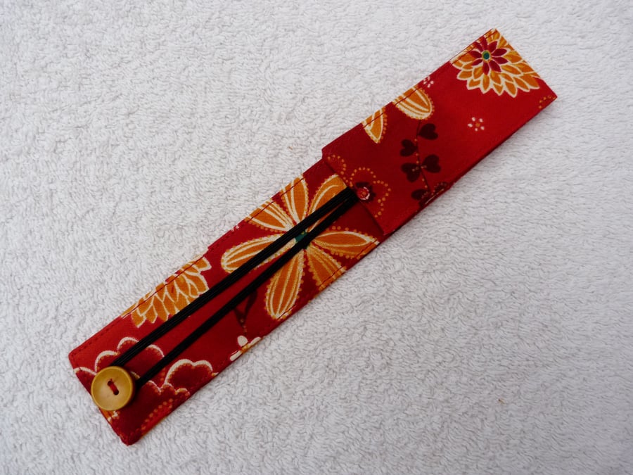 Set 2.75 mm 20cm long  DPN in Red Cotton Case.