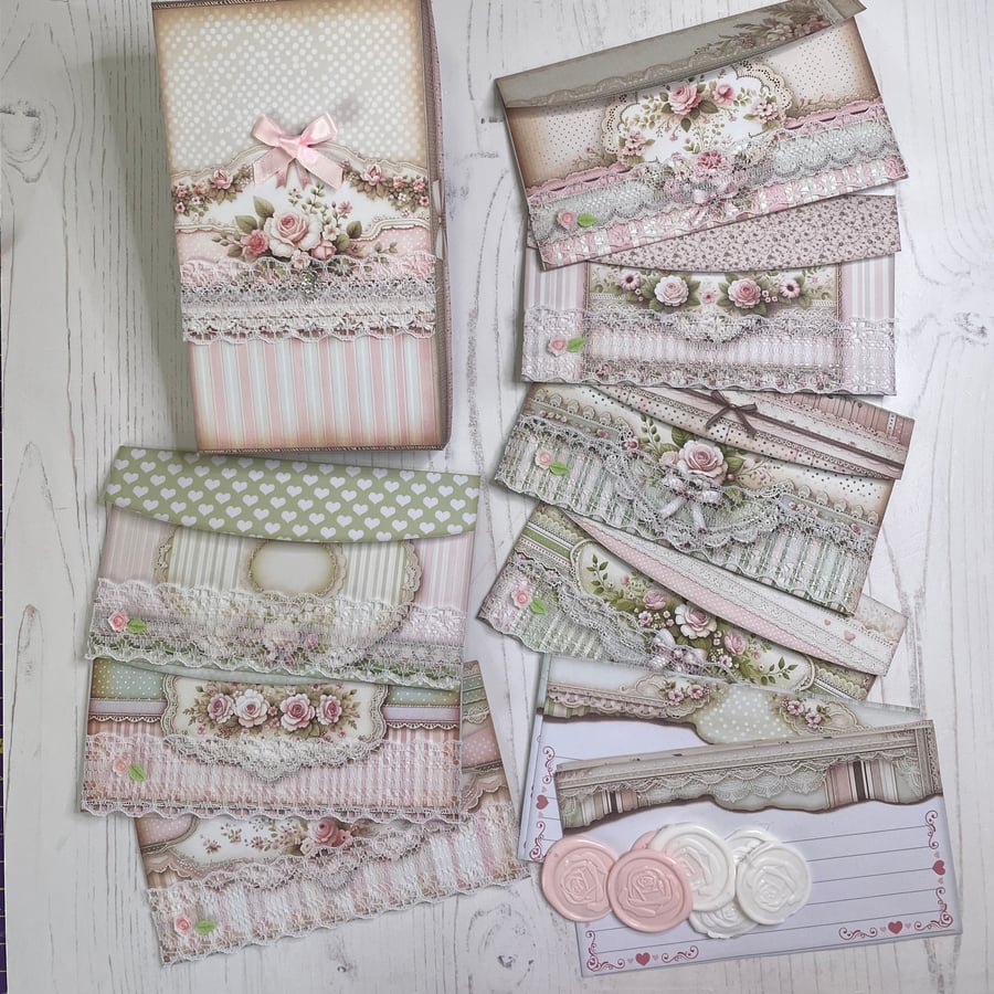 Cash Envelope Set and Box by Carolee Crafts PB4 0001