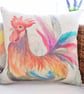 Cushion Cover: Cockerel Throw Pillow 17” (43cm) 