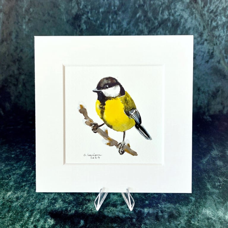 Great Tit - Original Watercolour Painting