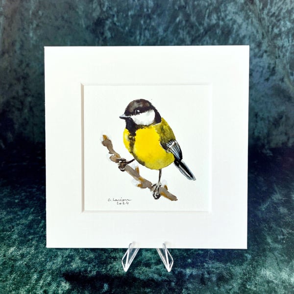 Great Tit - Original Watercolour Painting