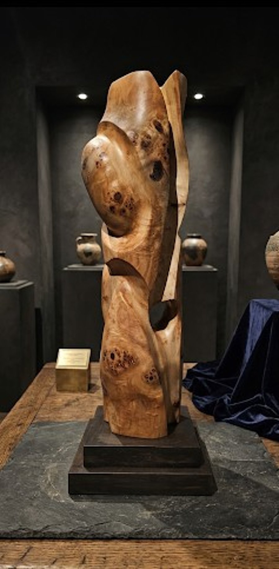 Heart of the orchard abstract wood sculpture
