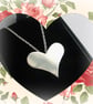  Silver Heart Necklace - Image 3