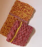 Bundle of eco friendly hand knitted cotton dishcloths  - Image 4