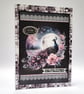 Daughter Birthday Card – Peacock & Moon Design Luxury Birthday Card