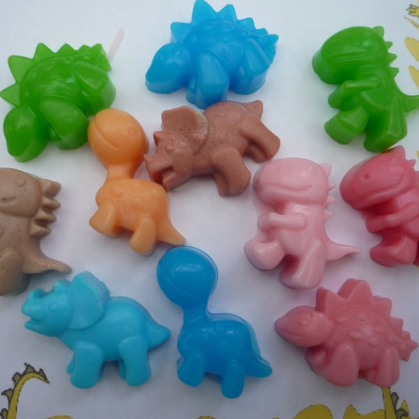 baby dinosaur novelty soaps  x 6