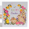 Happy Easter Card with Bunnies