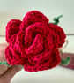 Single red rose in an antique bottle - Image 7