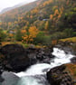 Waterfall Flamsdalen Valley Flam Norway Scandinavia Photograph Print - Image 1