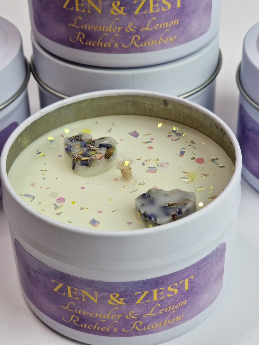Zen & Zest - Lavender & Lemon Scented Candle