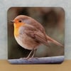 Coaster featuring Robbie the Robin 