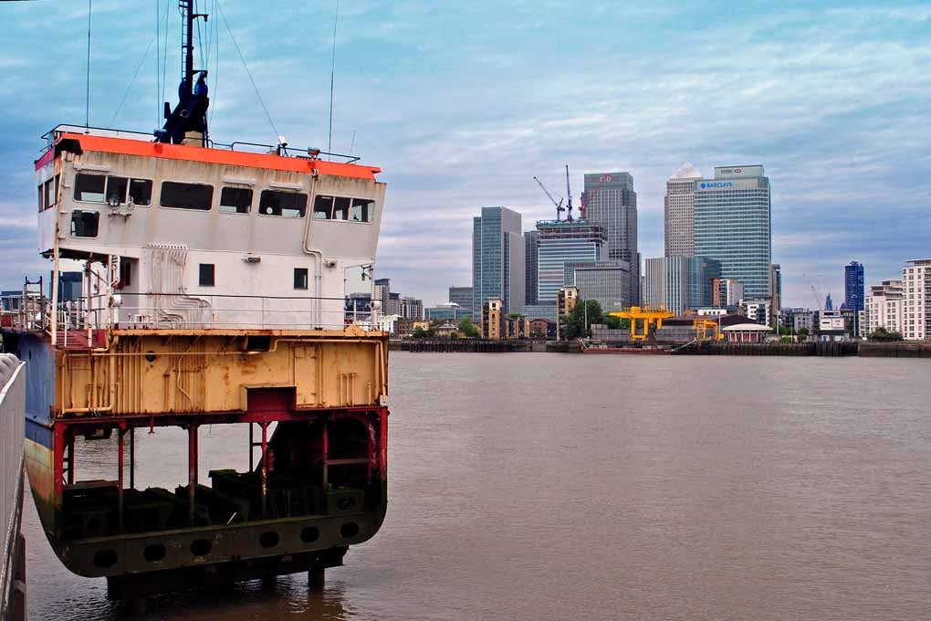 Canary Wharf London Docklands England UK Photograph Print