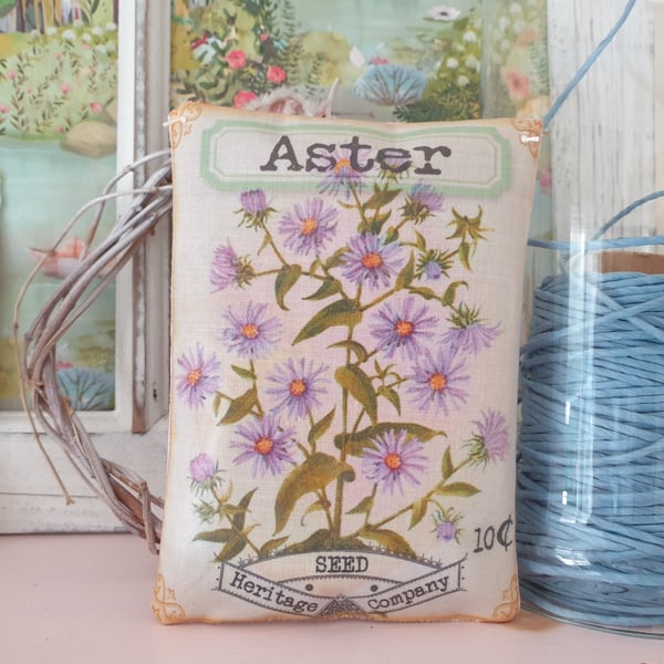 Flower Illustration Fabric Lavender Bag Decoration