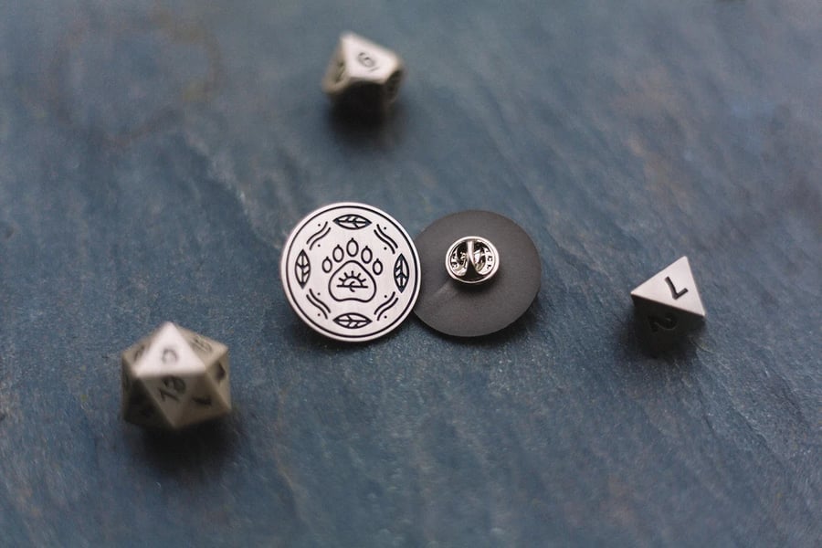 Druid Enamel Pin - accessories for D&D players