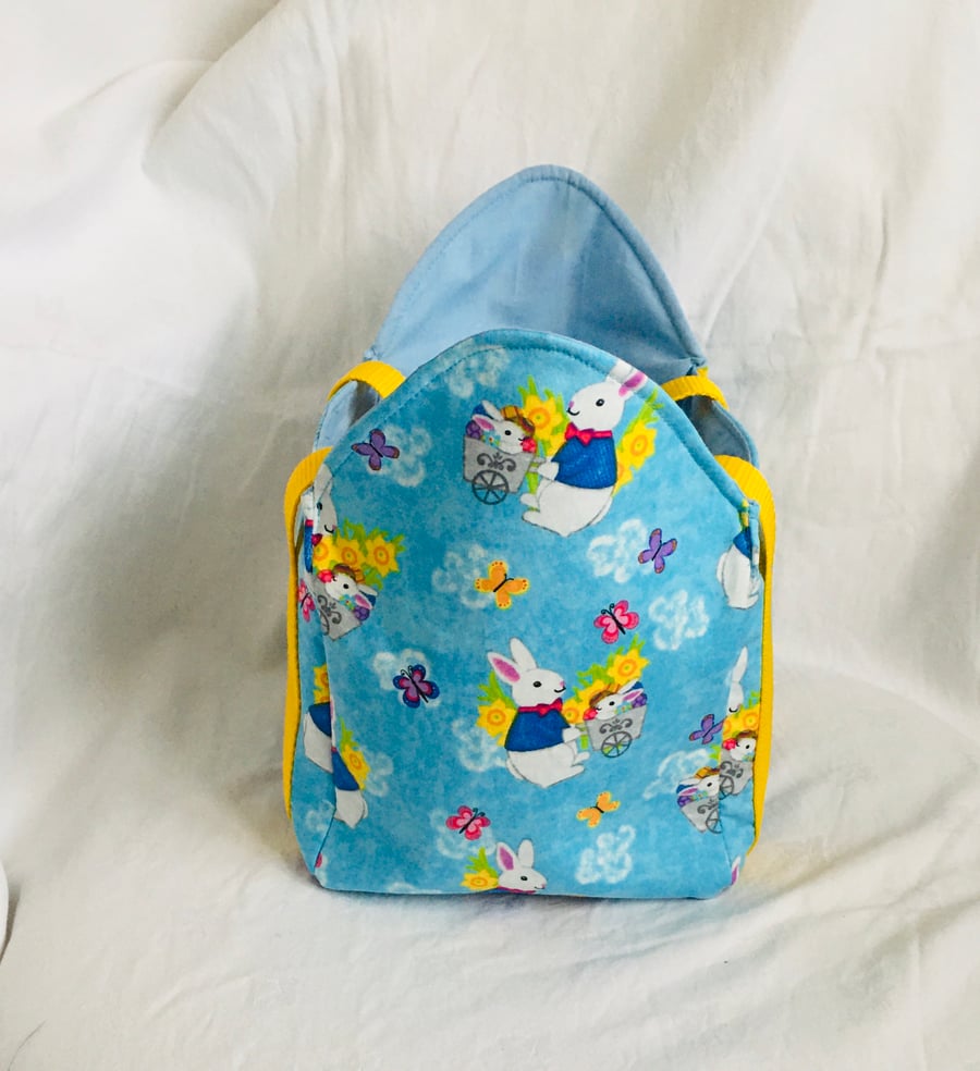 Hamper Easter Basket, Fabric Easter Box, Large Easter Basket, Easter Gift Ideas.