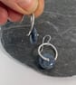 Sterling silver and green turquoise earrings - Image 7