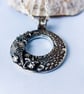 Rock Pool Pendant - Recycled Silver Coastal Necklace - Image 4