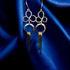 Handmade Gold Brass Earrings, Dangle, New Egyptian Collection FREEPOST