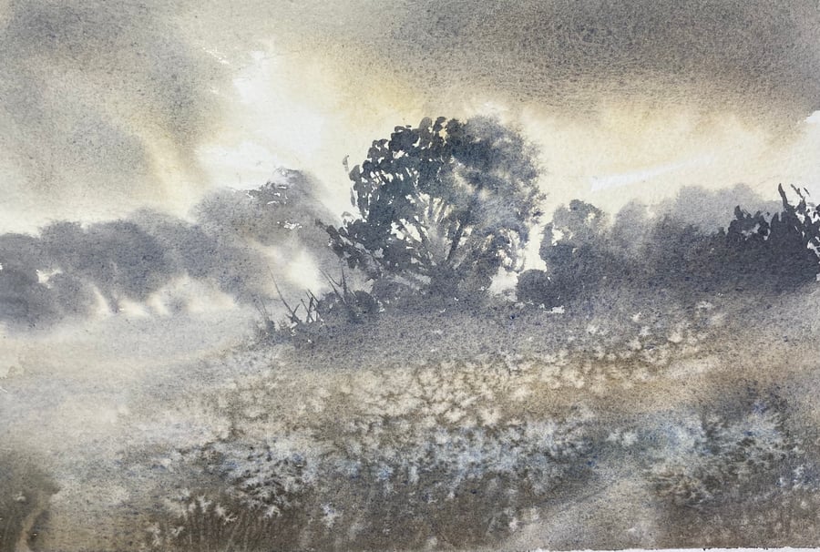 Evening wonder (Pure Original Watercolour)