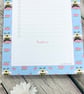 Notepad - A6 Recycled Paper Notepad - Flower Bee - To Do List - Image 5