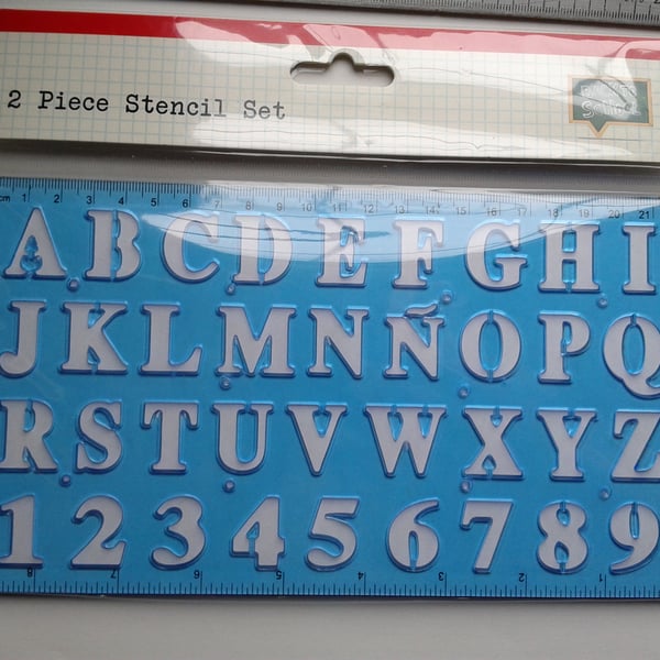 Stencils - 2 Piece Stencil set - Will post to N.Ireland