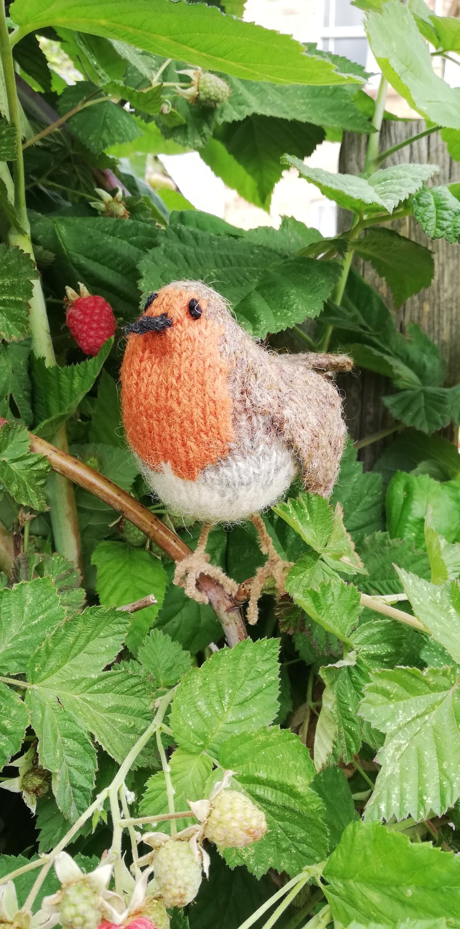 Pattern Hand Knitted Robin