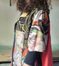 Tropical Parrots Shirt Dress or Summer Jacket in bright colours - Image 2