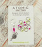 Split Ring Stitch Markers - Pink and Lime Increase & Decrease Stitch Markers for - Image 5
