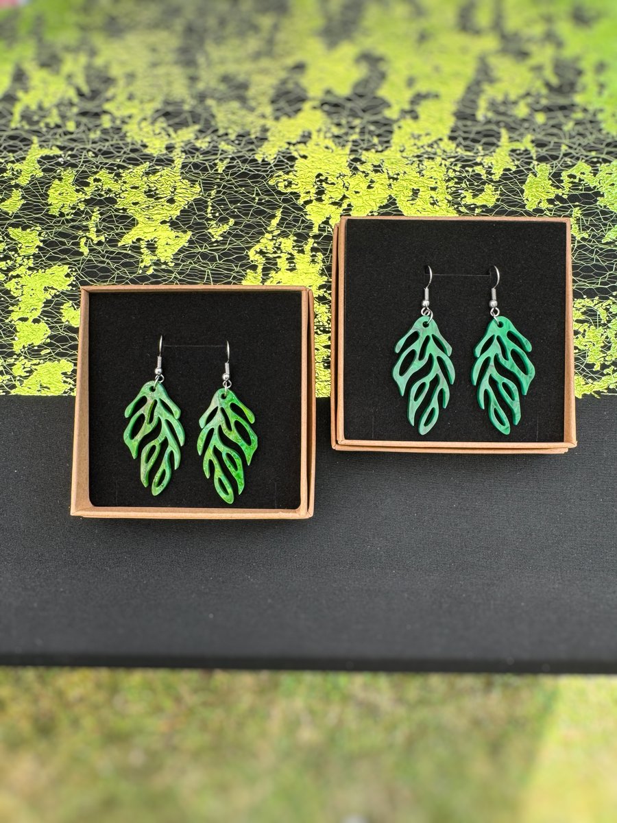 Whimsical Seaweed Earrings