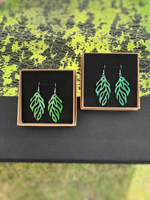 Whimsical Seaweed Earrings