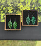 Whimsical Seaweed Earrings