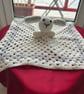 Handmade Crochet Bunny Snuggle Blanket, Baby Comforter, Bunny Lovey - Image 2