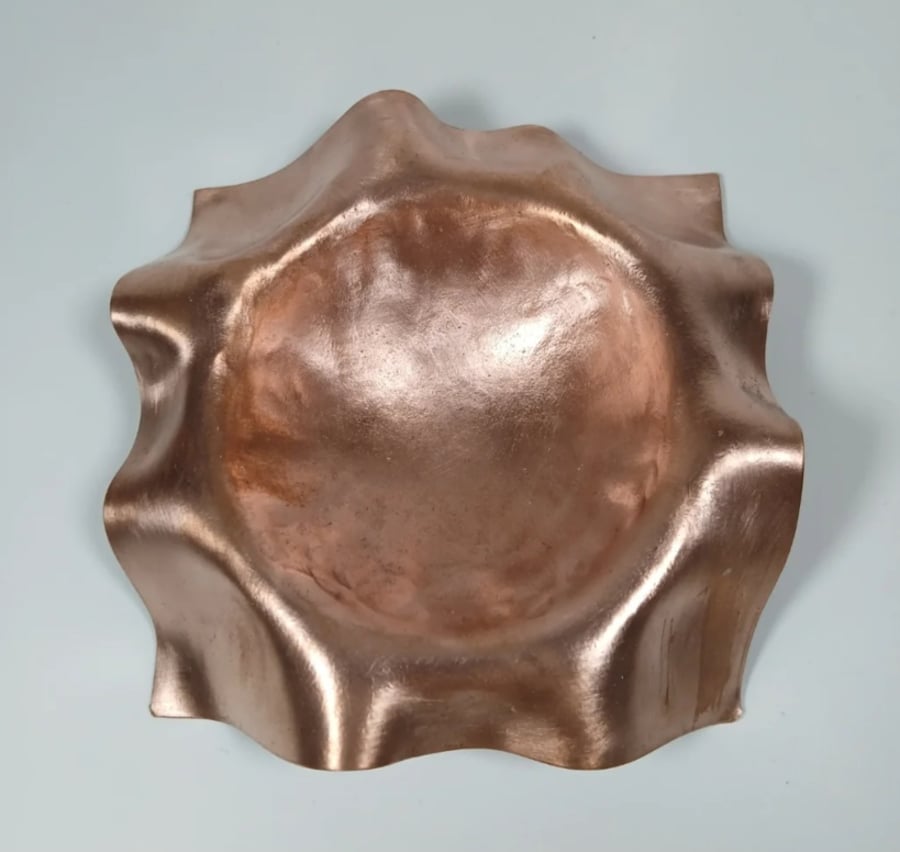 Copper trinket dish