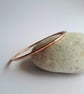 Hammered Copper Bangle - Copper Stacking Bracelet - Single or Set of 3 - Image 5