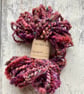 Hand spun art yarn Dimplepond 40g